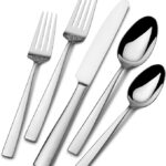Mikasa Everett 101-Piece 18/10 Stainless Steel Flatware Set, 101pc
